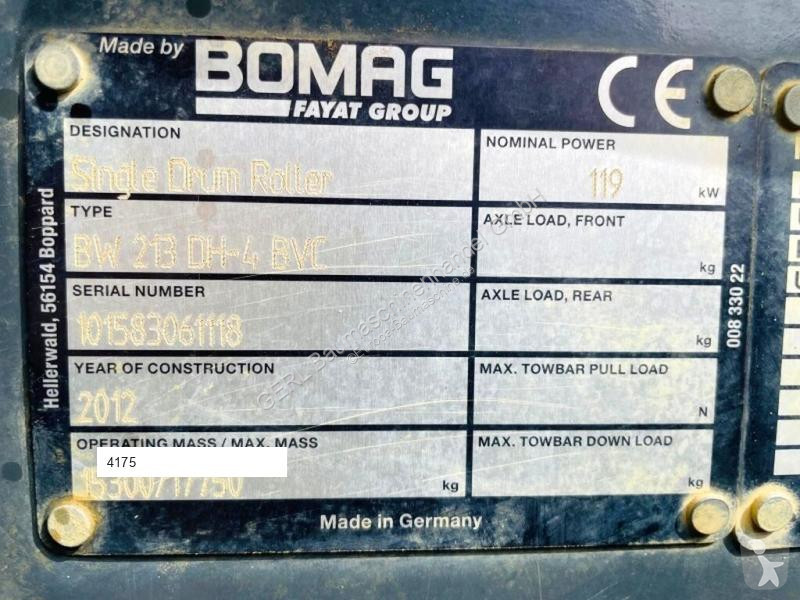 Jordstamper Bomag BW213 DH4