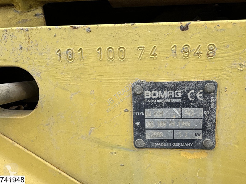 Compacteur Bomag BW 65 h-de 5.3 kW