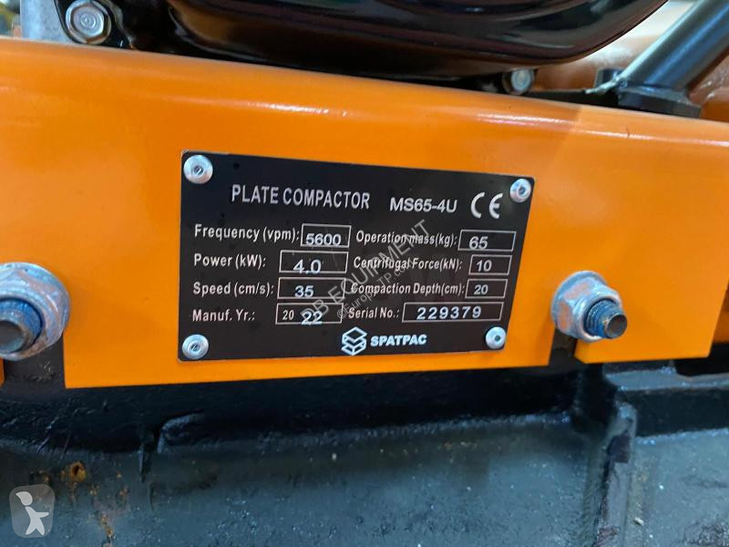 مدحلة   MS65-4U COMPACTEUR À MAIN NEUF