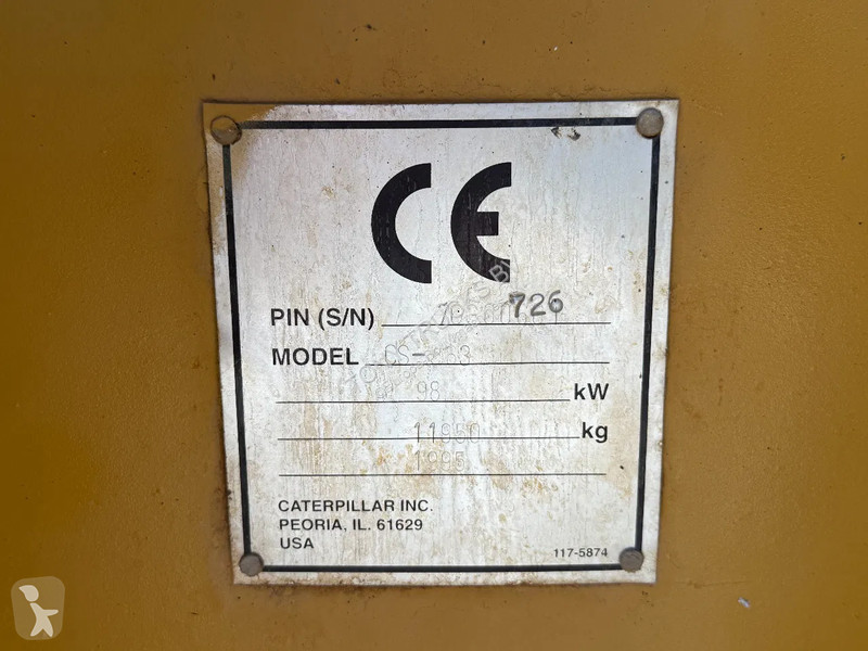 Compactador Caterpillar 563 Roller with vibration