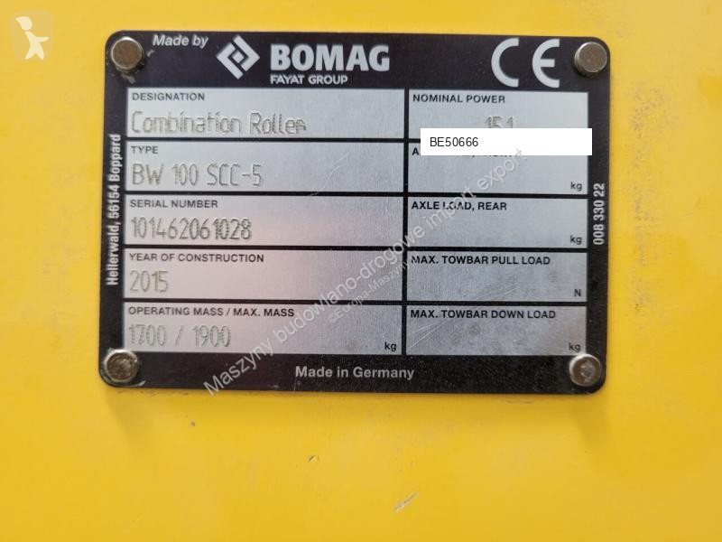 Jordstamper Bomag SCC - 5