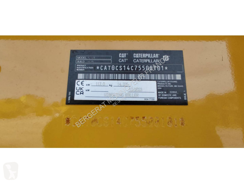 مدحلة Caterpillar CS14