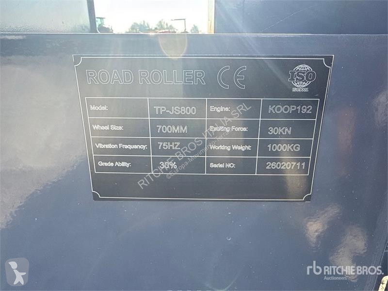 Дорожний коток  TP-JS800 Double Drum Roller