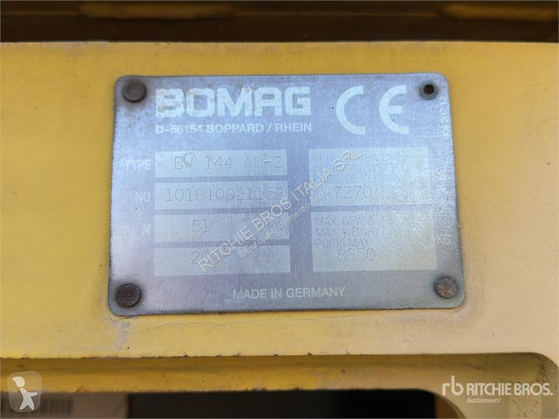 Wals Bomag Double Drum Roller