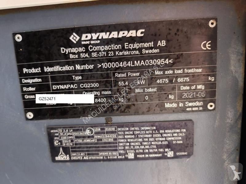 Walec Dynapac DG2300