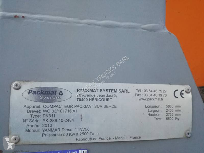 Jordstamper Packmat  PK 311 accidenté