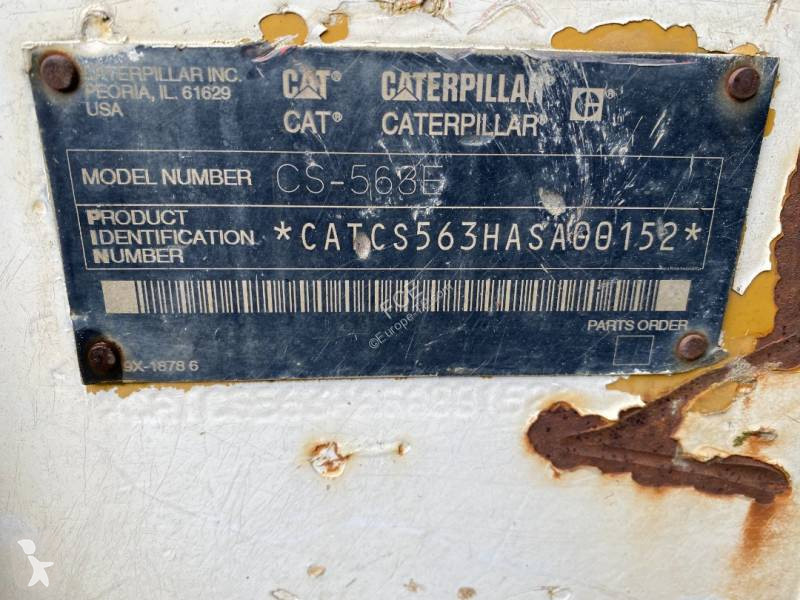 Compactor Caterpillar CS-563E Origine Française...