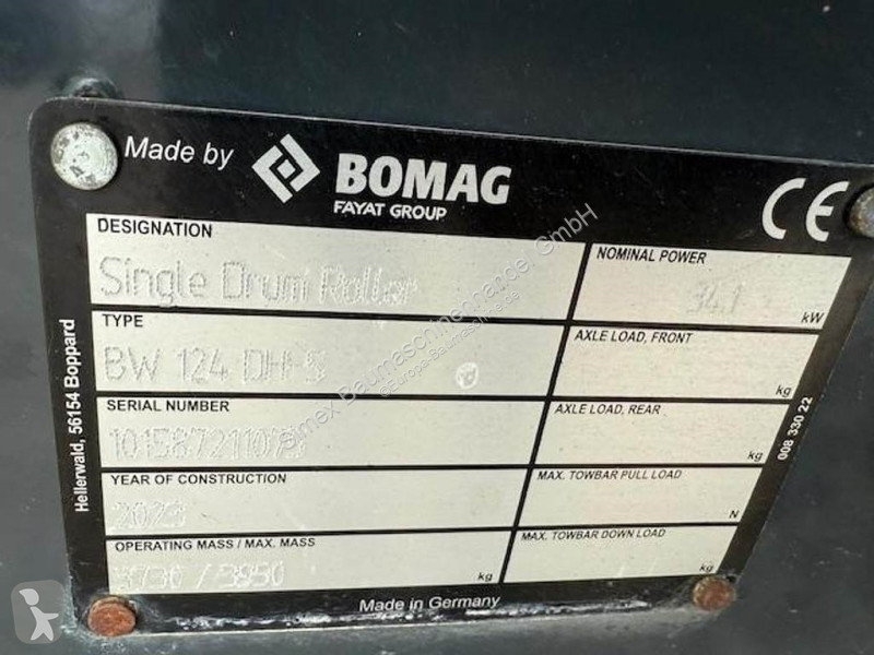 Jordstamper Bomag 124 DH-5