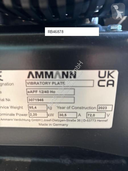 Compattatore Ammann eAPF 12/40
