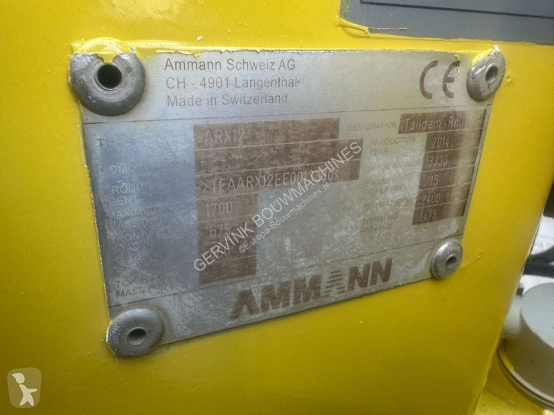 Compattatore Ammann ARX 12