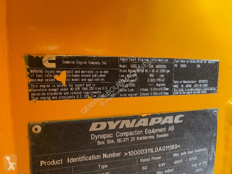 Jordstamper Dynapac