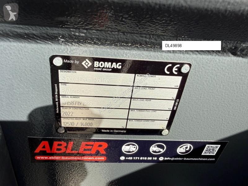 Jordstamper Bomag BW213 D-5
