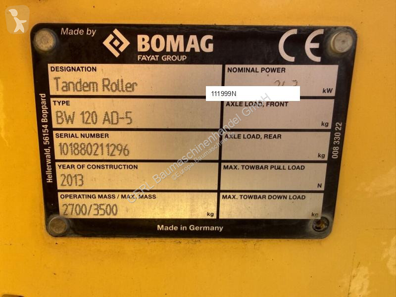 Walec Bomag AD5