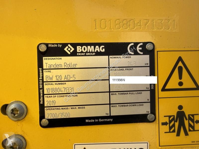Walec Bomag AD5