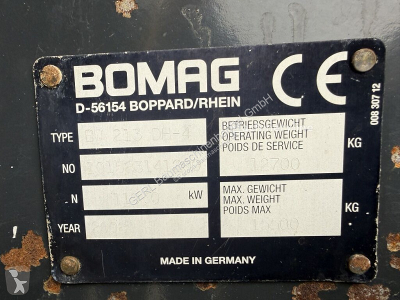 Vält Bomag DH4