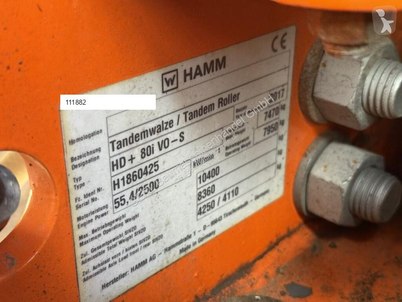 Jordstamper Hamm HD+ 80i-VO-S