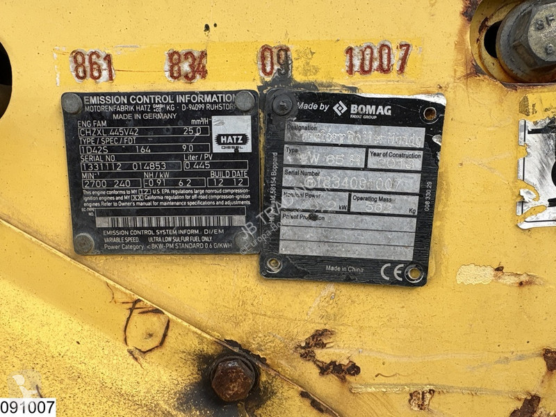Wals Bomag BW 65 h-de 6.2 kW