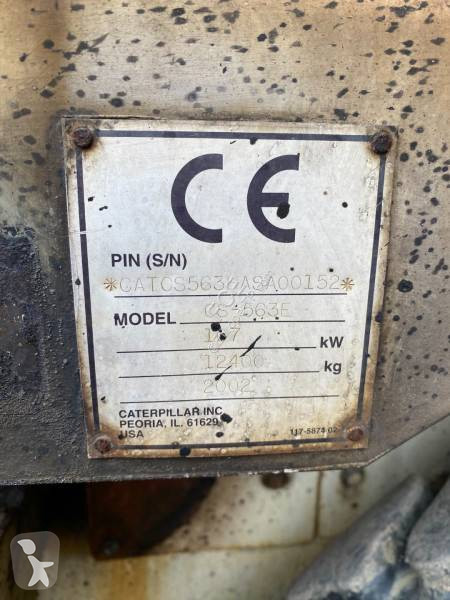 Compactor Caterpillar CS-563E Origine Française...