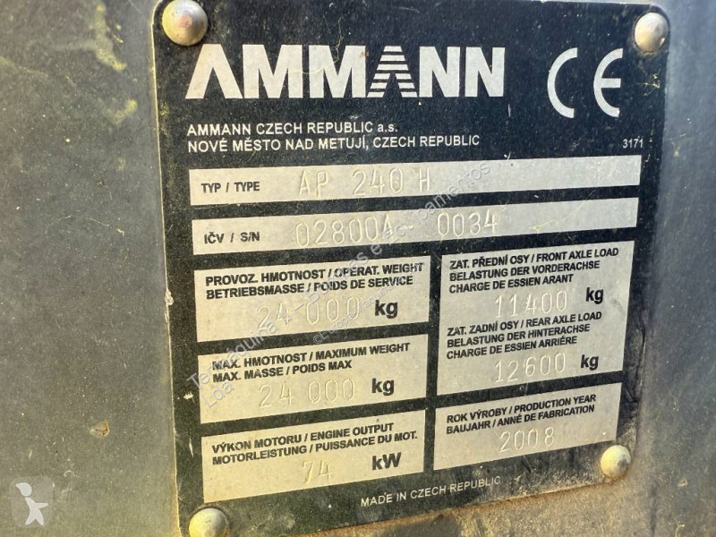 Compactador Ammann AP 240 H