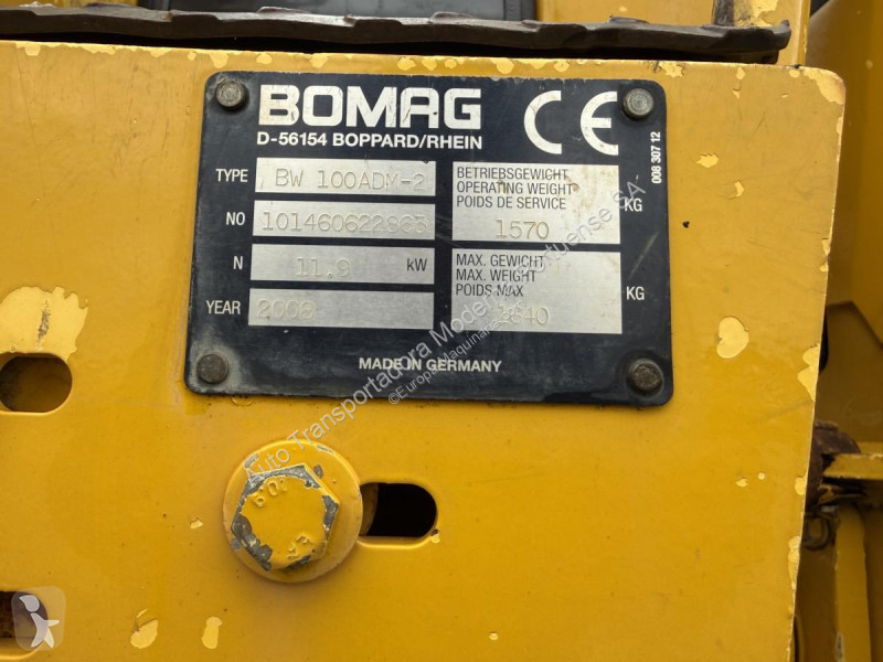 Jordstamper Bomag BW100 ADM2
