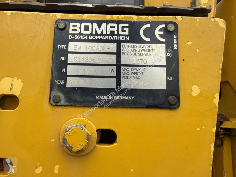 Compacteur Bomag BW100 ADM2