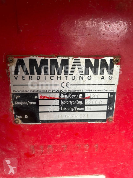 Compacteur Ammann 110 CE / Erdbau Walze /...