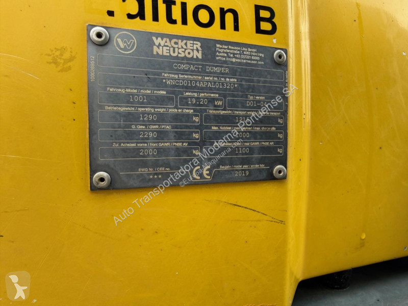 Compacteur Wacker Neuson  1001