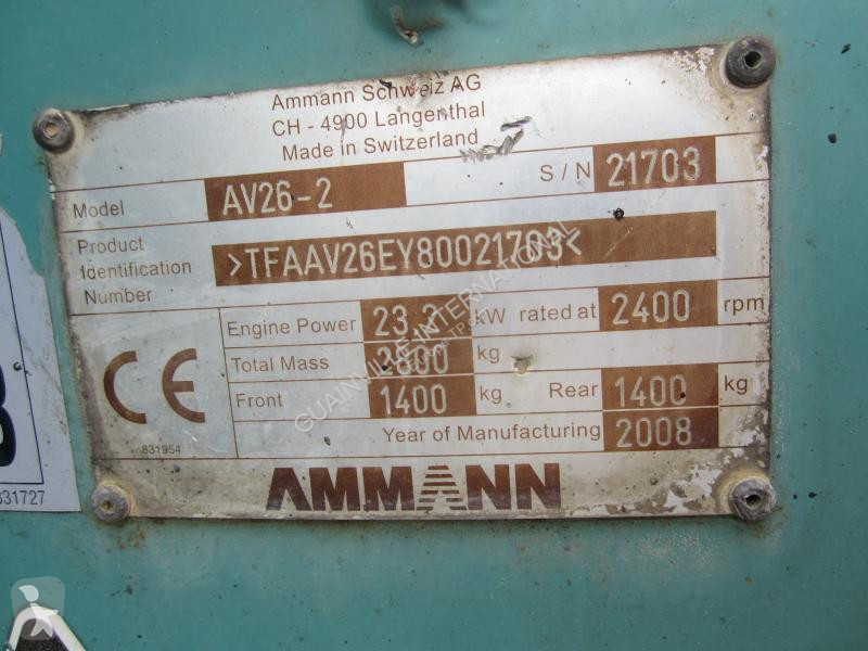 Compactor Ammann 26-2
