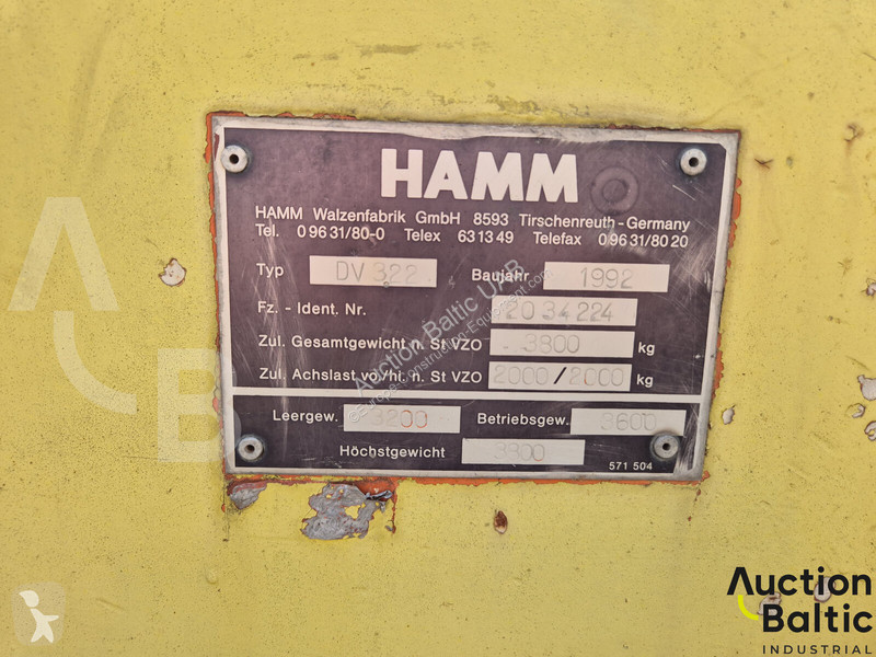Дорожный каток Hamm 322