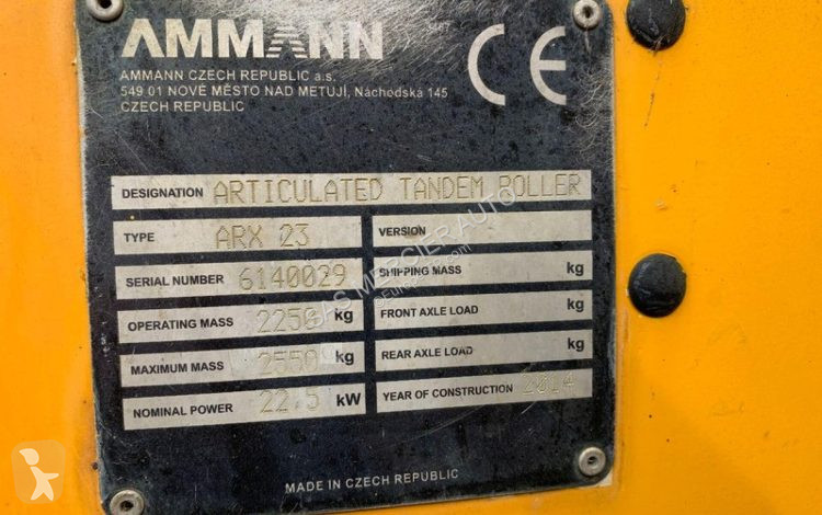Compacteur Ammann compacteur tandem vibrant diesel
