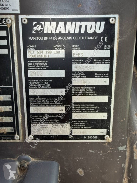 Încărcător telescopic Manitou MLT 634-120