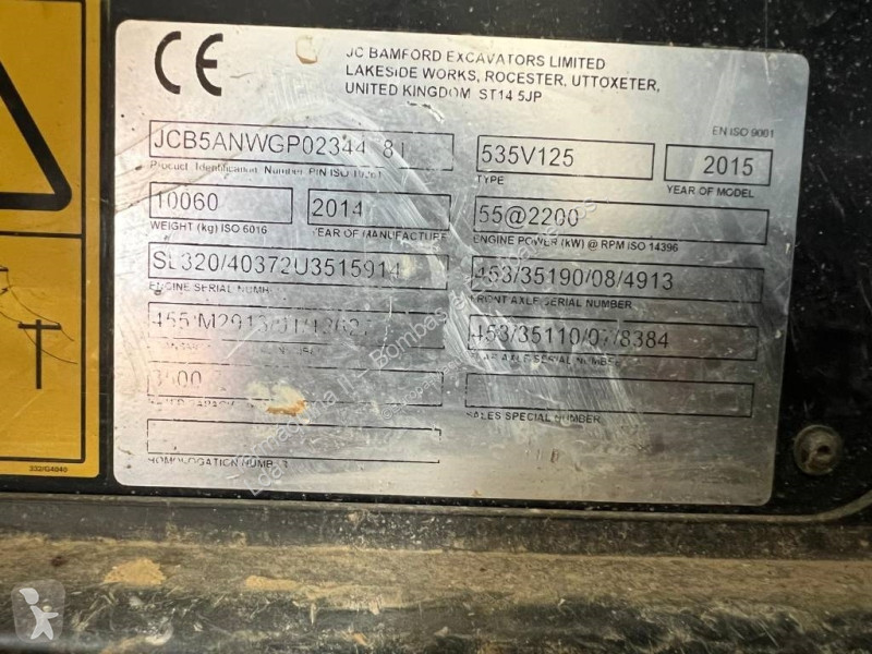 Încărcător telescopic JCB 535-125