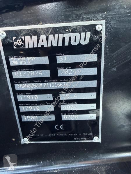 Empilhador telescópico Manitou