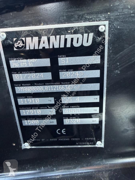 Carretilla telescópica Manitou
