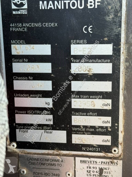 Încărcător telescopic Manitou MLT 634-120
