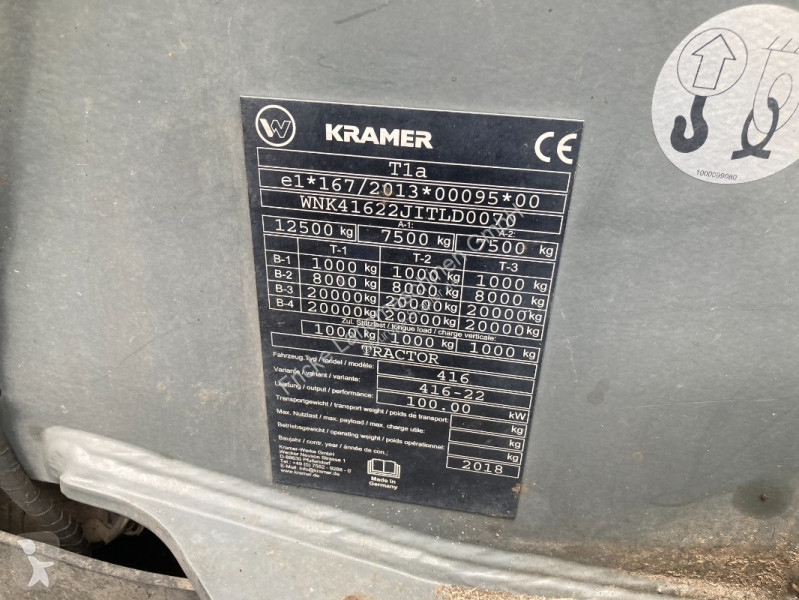 رافعة شوكية تلسكوبية Kramer  KT 447