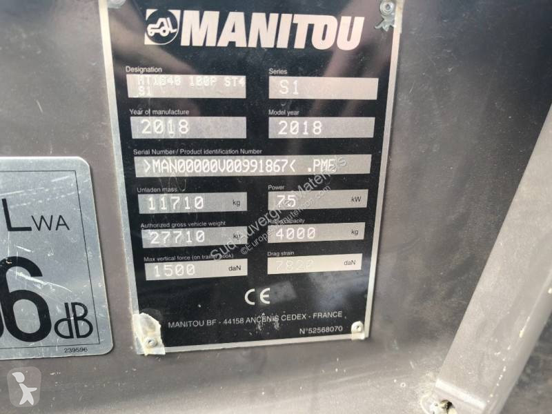 Carretilla telescópica Manitou 100P ST4 S1