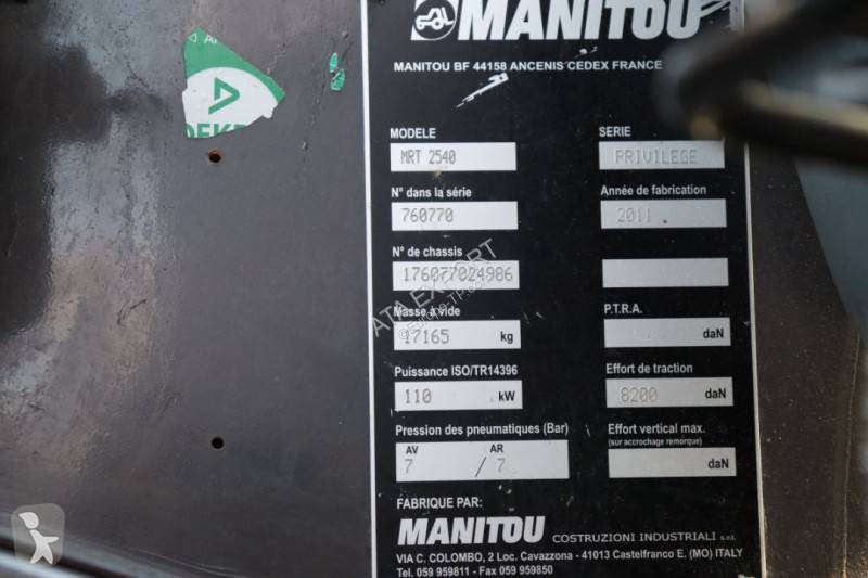 Teleskopický vozík Manitou