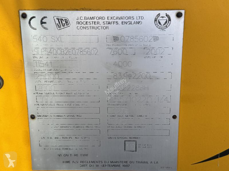 Verreiker JCB