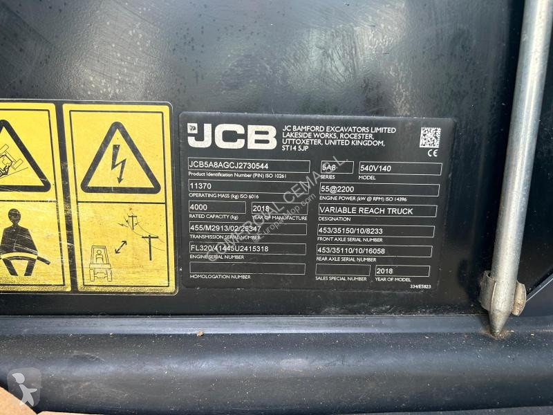 Chariot télescopique JCB