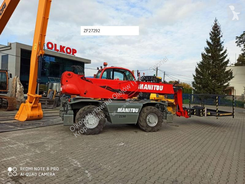 Încărcător telescopic Manitou MRT 2150 Znak CE