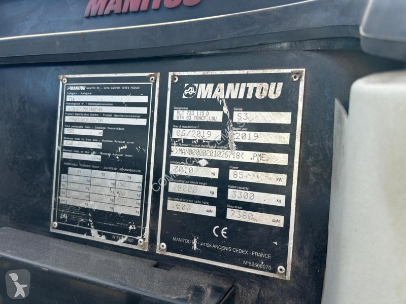 Carretilla telescópica Manitou 733115D LSU