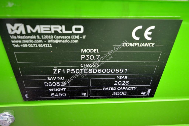 Carretilla telescópica Merlo P 30.7
