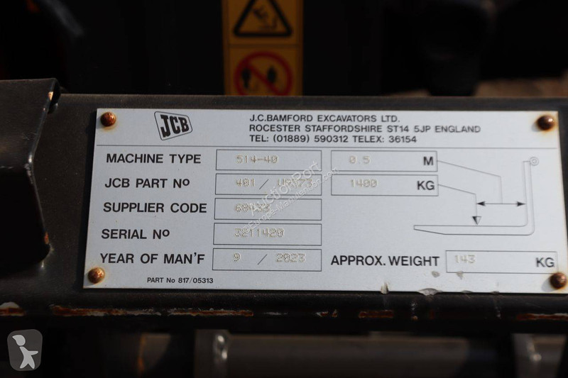 Телескопический погрузчик JCB 514-40 CON