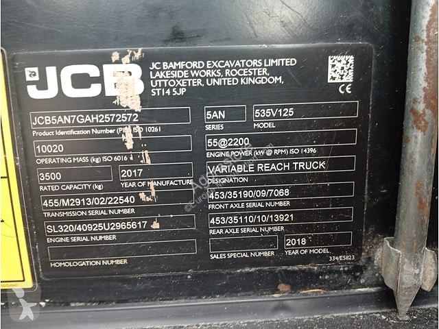 Chariot télescopique JCB