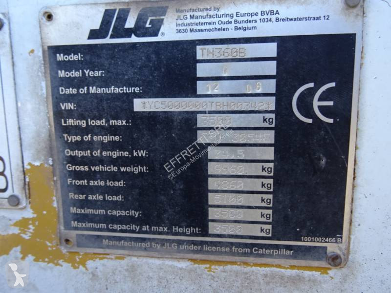 Teleskopisk truck Caterpillar