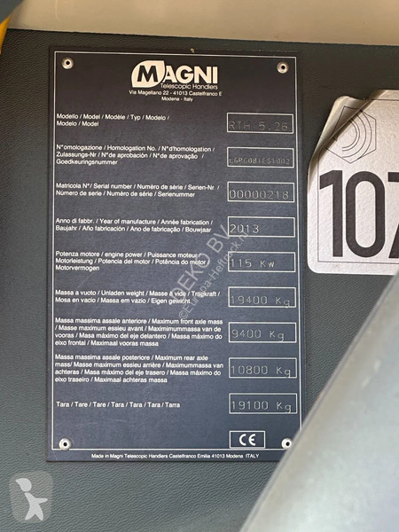 Încărcător telescopic Magni 5.26!!ROTO!! FULL...