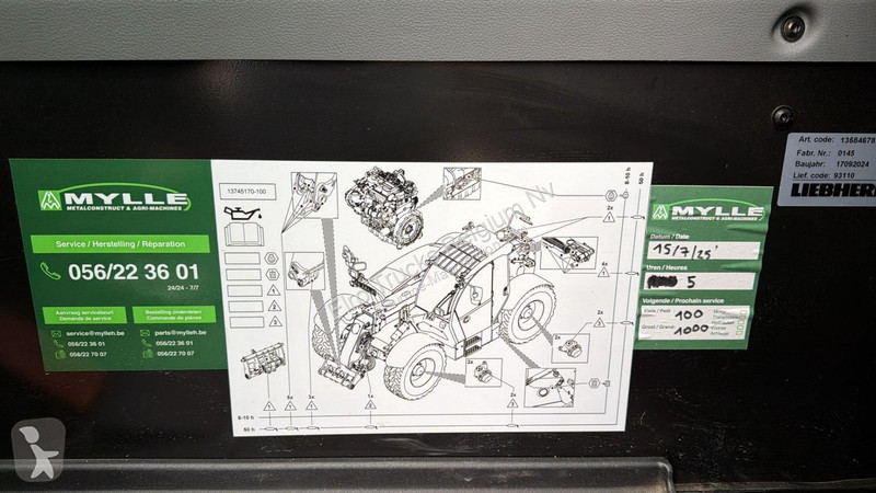 Teleskoplastare Liebherr T42-7S (INCL BUCKET /...