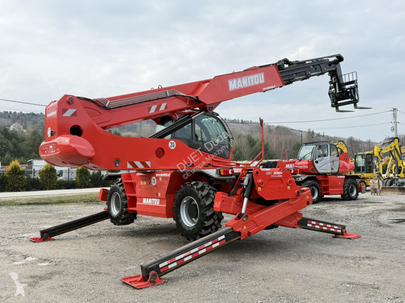 رافعة شوكية تلسكوبية Manitou MRT 3050 + ROTO...