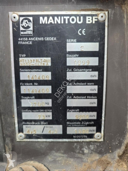 Verreiker Manitou MT 1337 SLT TURBO!! 5000...